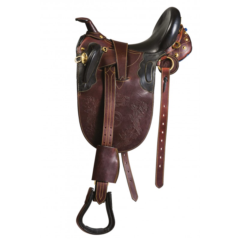 Selle Stock RANDOL'S surpiquée à pommeau