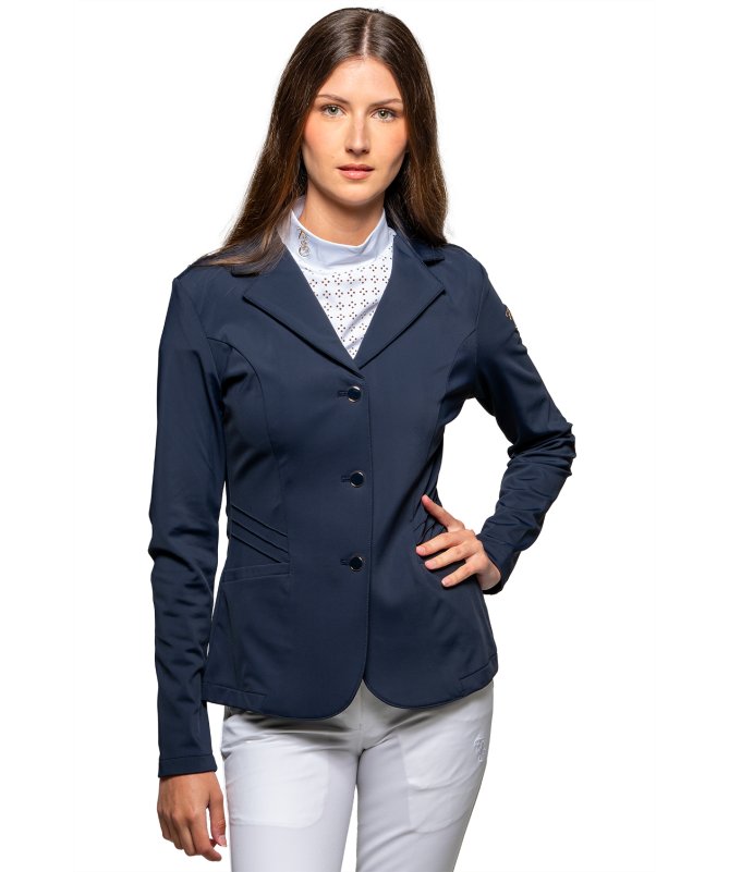 Veste de concours Flags&Cup Victoria fille - Marine (10 ans)