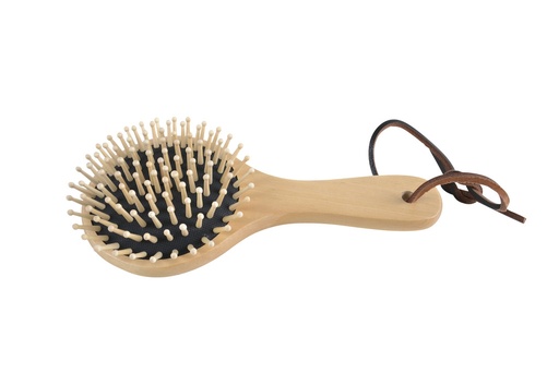 [311035] Brosse à crins en hêtre ronde BORSTIQ