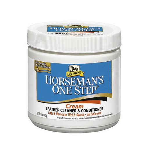 [383401] Crème cuir ABSORBINE "Horseman's One Step"