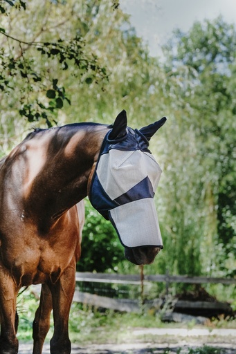 Masque anti-mouches EQUITHÈME filet épais
