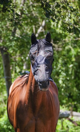 Masque anti-mouches EQUITHÈME filet fin