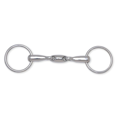 Mors de bride METALAB double brisure, 16 mm