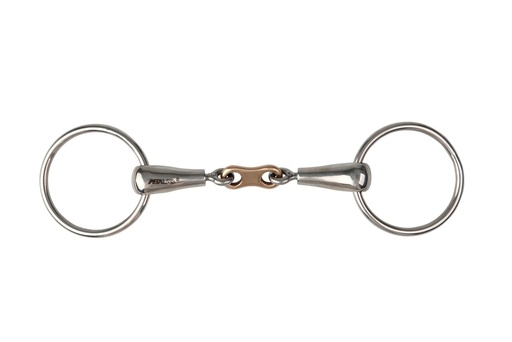 Mors 2 anneaux METALAB "Pinchless Bristol" lien en cuivre