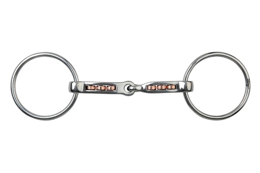 [590028135] Mors 2 anneaux METALAB "Magic System" à roulettes horizontal, cuivre