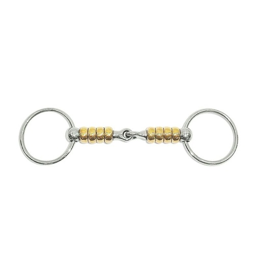 [590029135] Mors 2 anneaux METALAB "Magic System" à rouleaux verticaux, cuivre