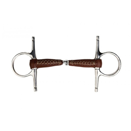 Mors à aiguilles METALAB "Pinchless" gainé cuir, 20 mm