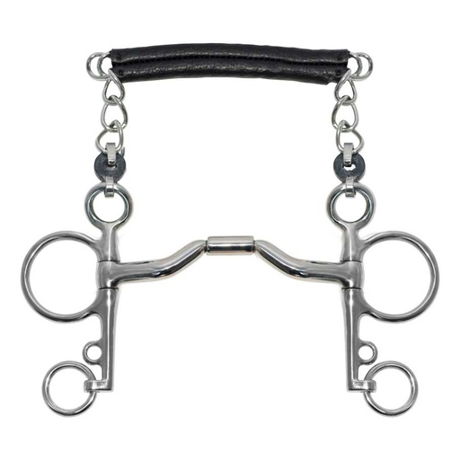[590076135] Mors pelham METALAB "Elite" cintré, passage de langue branches longues