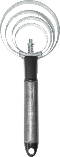 [700676011] Etrille métallique ronde HIPPOTONIC "Glossy"