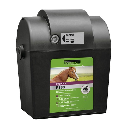 [703940050] Poste à pile BEAUMONT "Paddock" P180 + panneau solaire 2,5 W