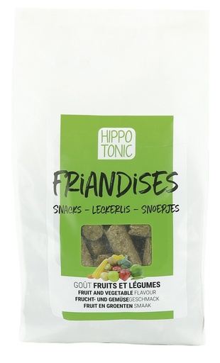 HIPPOTONIC Bonbons pour chevaux, goût fruit et légumes