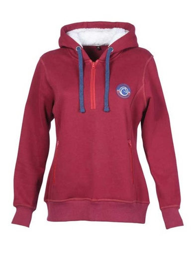 Sweat à capuche à col zippé CYRUS "Alexandra"