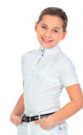 Polo enfant blanc