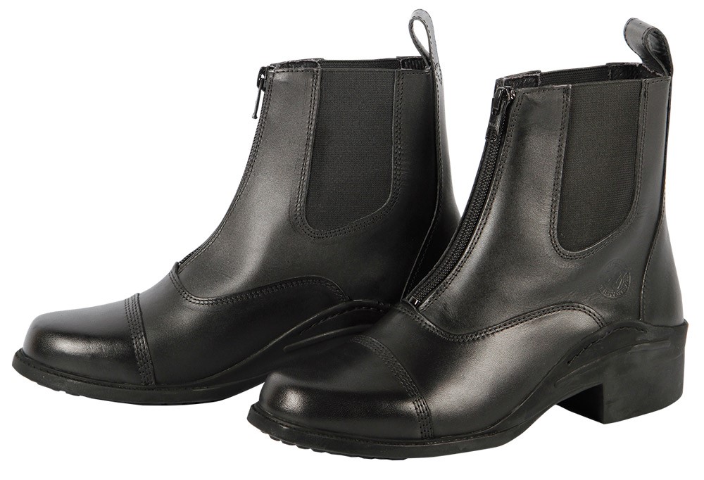Boots Jodhpur cuir Zipper