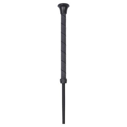 Cravache de dressage Grip Handle Luxury Noir