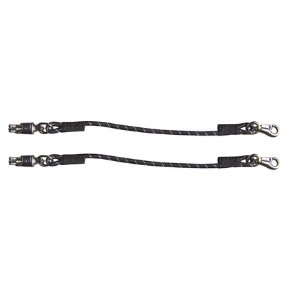 [31200060uni] Crochet anti-panique élastique pour lignes de remorque Noir/blanc