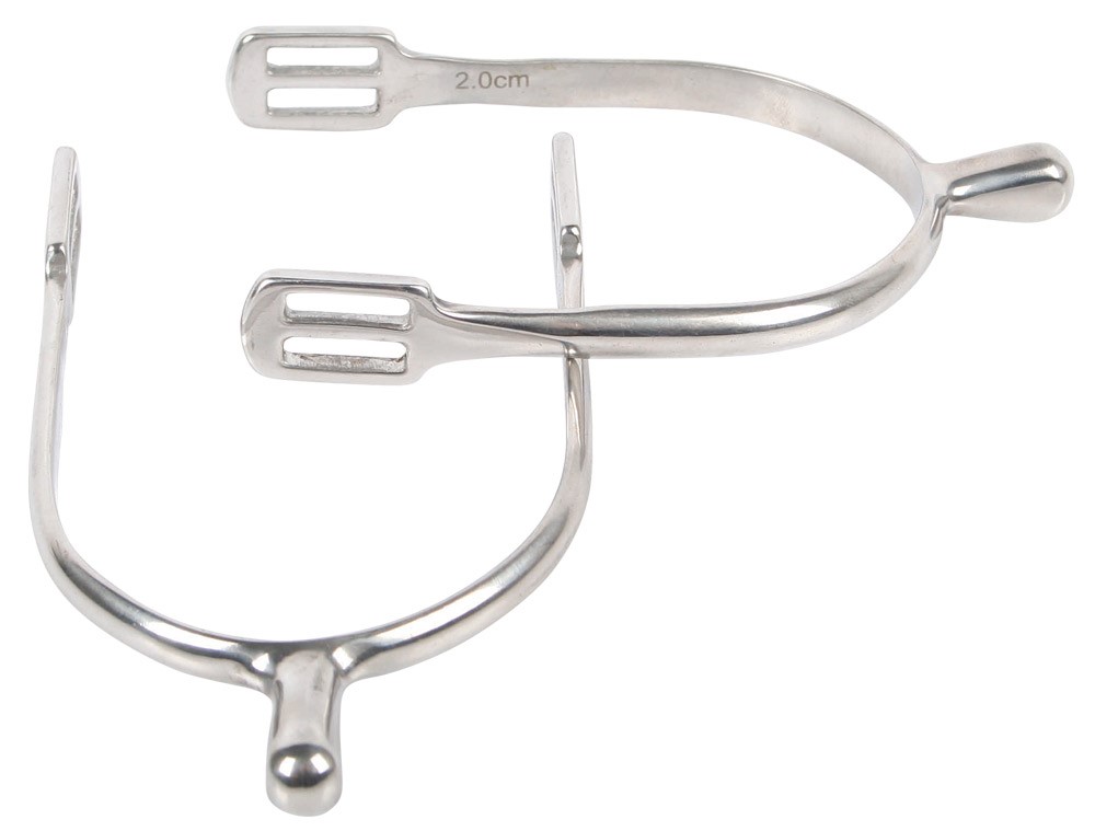 Éperons bouton inox