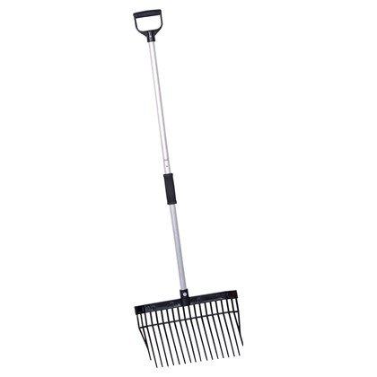 [40009401uni] Fourche a copeaux plastique noir