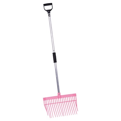 [4000940210] Fourche a copeaux plastique rose