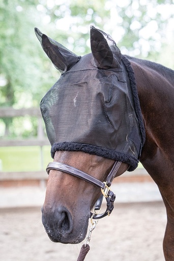 Masque anti-mouches avec oreilles noires