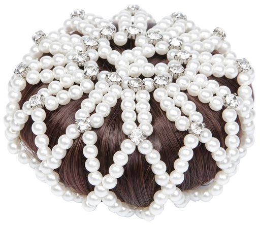 Résille perles pour cheveux crystal