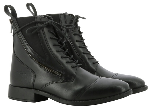 Boots NORTON - "Metal" à zip et à lacets
